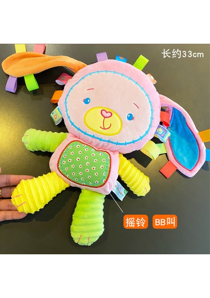 Jıayı Yenidoğan Bebek Emziği Bebek Bebek Peluş Oyuncak ile Uyumak Için Isırabilir El Çıngırak Bulmaca 0-2 Yaşında Oyuncak 30CM (Yurt Dışından) modelleri
