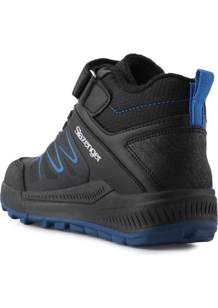 KENTON I Unisex Çocuk Bot Siyah / Saks Mavi