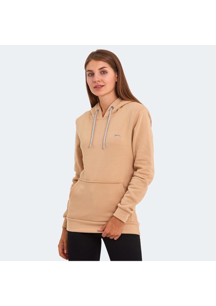 KESHIAN IN Kadın Sweatshirt Açık Kahve