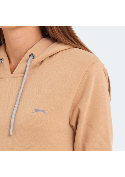 KESHIAN IN Kadın Sweatshirt Açık Kahve