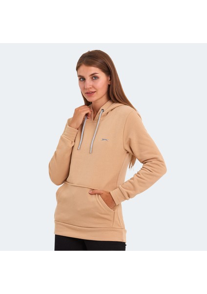 KESHIAN IN Kadın Sweatshirt Açık Kahve