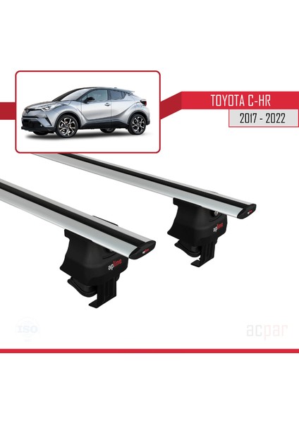 Toyota C-Hr 2017-2022 Arası ile Uyumlu Ace-4 Ara Atkı Tavan Barı Gri modelleri