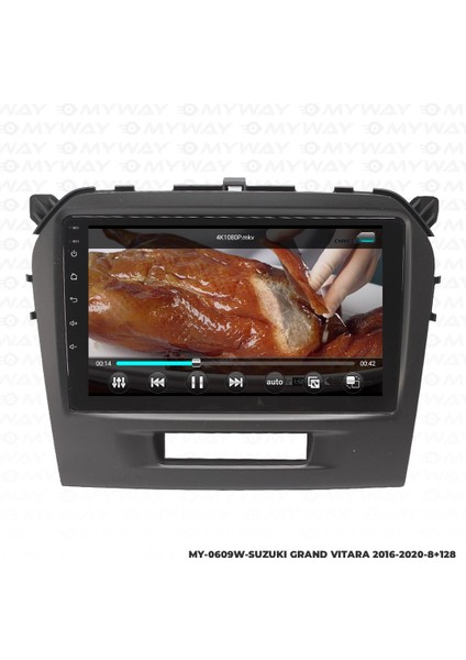 Suzuki Grand Vitara Android 12 Multimedya Carplay 4gb RAM+64GB HDD Navigasyon Ekran
