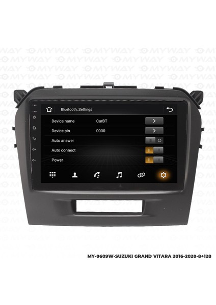 Suzuki Grand Vitara Android 12 Multimedya Carplay 4gb RAM+64GB HDD Navigasyon Ekran modelleri