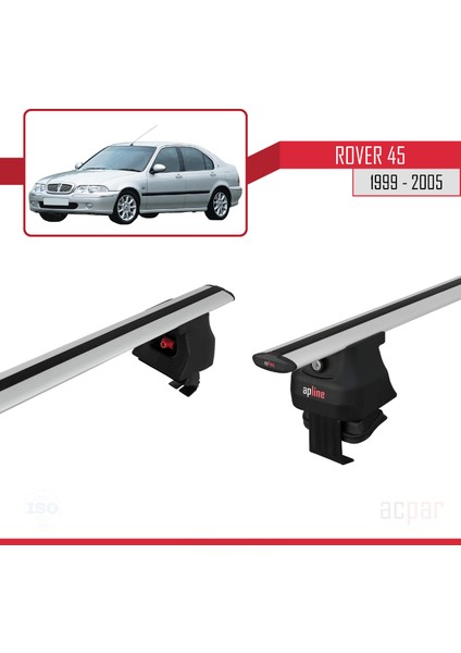 Rover 45 1999-2005 Arası ile Uyumlu Ace-4 Ara Atkı Tavan Barı Gri fırsatları