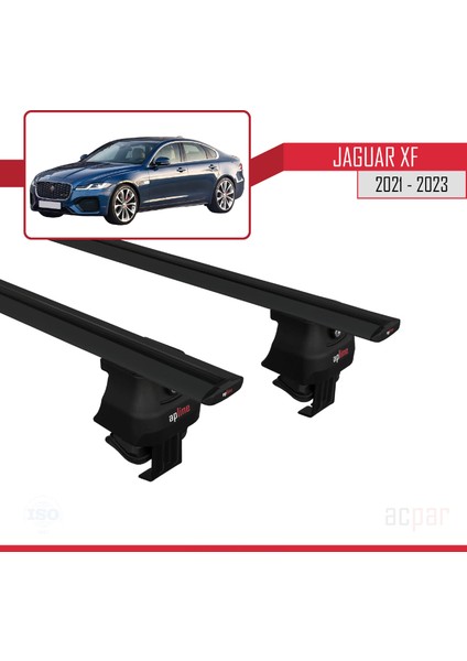 Jaguar Xf 2021 ve Sonrası ile Uyumlu Ace-4 Ara Atkı Tavan Barı Siyah