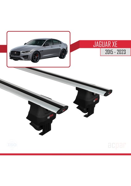 Jaguar Xe 2015 ve Sonrası ile Uyumlu Ace-4 Ara Atkı Tavan Barı Gri modelleri