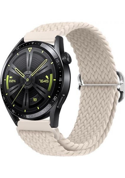 Samsung Gear S3 Watch 4 22MM ve Samsung Gt2 GT2E 46MM Uyumlu Elastik Ultra Hafif Şık Kayış,