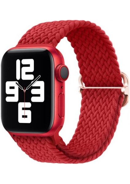 Apple Watch 1/2/3/4/5/6/7/8 Için 42-44-45MM Uyumlu Japon Tokalı Elastik Kayış Kordon