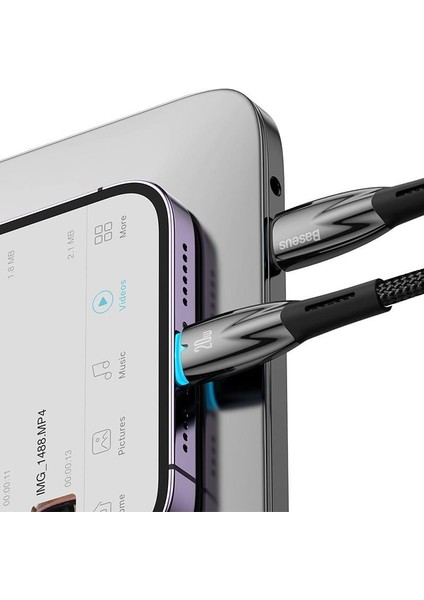 Özel Çipli 20W 1 Metre Iphone X,11,12,13,14 Uyumlu Şarj ve Data Kablosu, Lightning Kopmaz Kablo