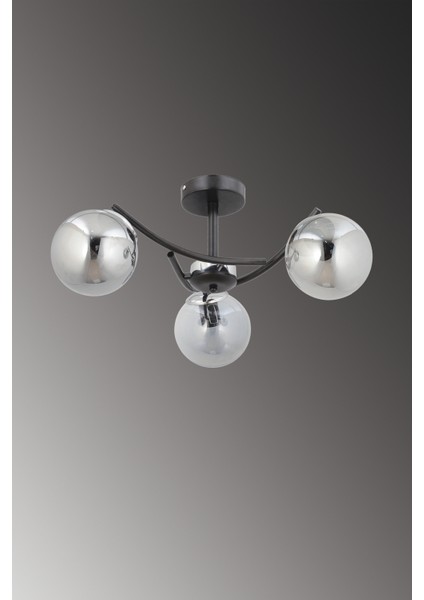 Çağrı 3 Lü Modern (FÜME CAMLI) Salon Yatak Odası Mutfak Genç Odası Avize