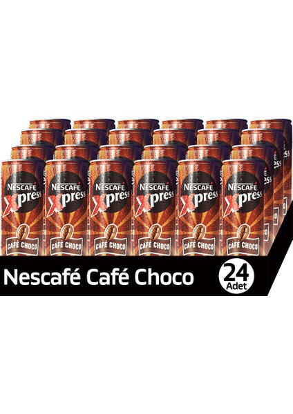 NESCAFÉ Xpress Choco Soğuk Kahve 24'lü 24x250 ML