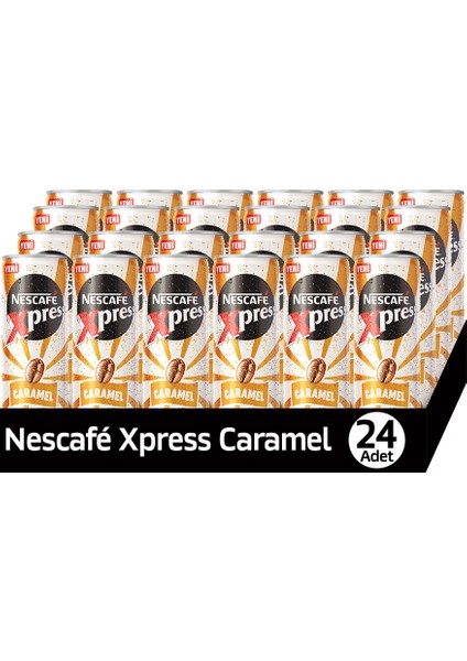 NESCAFÉ Xpress Caramel Soğuk Kahve 24'lü 24x250 ML