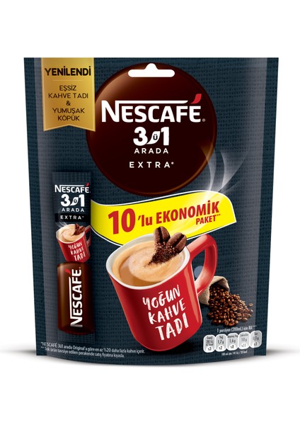 3'ü 1 Arada Extra 10'lu Paket 10x16.5g indirimleri