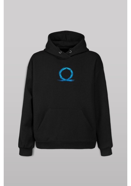 God Of War Ragnarok Oyun Gamer Ön ve Arka Baskılı Sweatshirt Kapüşonlu Hoodie