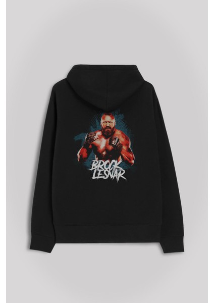 Brock Lesnar Wwe Ufc Amerikan Güreşi Spor Ön ve Arka Baskılı Sweatshirt Kapüşonlu Hoodie