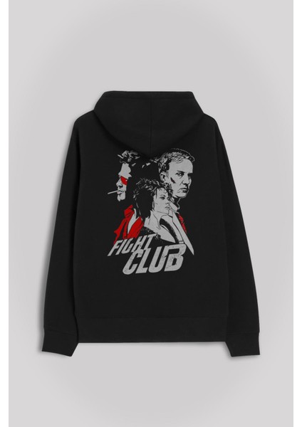 Fight Club Marla Tyler Durden Dövüş Kulübü Ön ve Arka Baskılı Sweatshirt Kapüşonlu Hoodie fiyatları