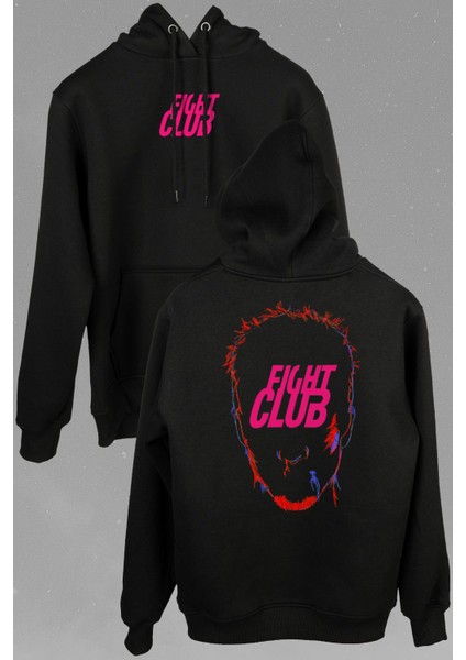 Fight Club Marla Tyler Durden Dövüş Kulübü Ön ve Arka Baskılı Sweatshirt Kapüşonlu Hoodie
