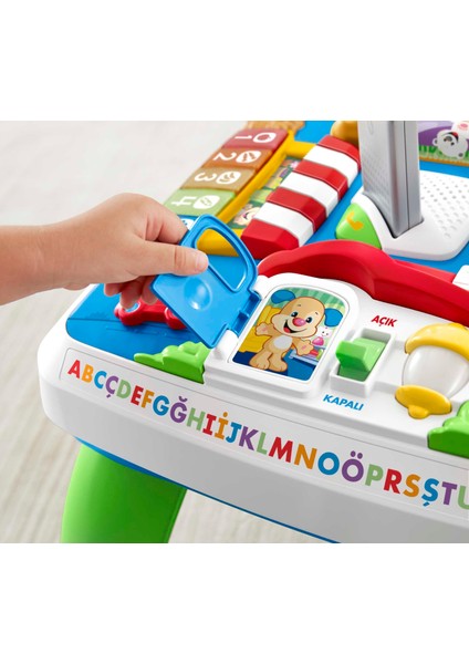 Fisher Price Eğlen  Öğren Eğitici Köpekçiğin Aktivite Masası (Türkçe ve İngilizce)