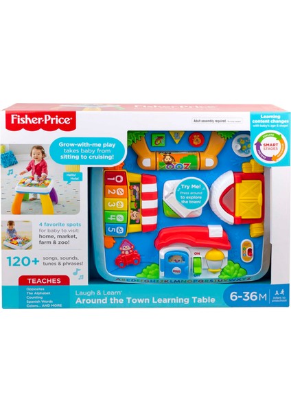 Fisher Price Eğlen  Öğren Eğitici Köpekçiğin Aktivite Masası (Türkçe ve İngilizce)