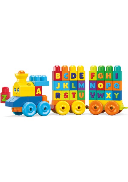 Mega Bloks Müzikli Alfabe Treni, Gerçek Sesler ve Müzik ile Harfleri Öğretir FWK22