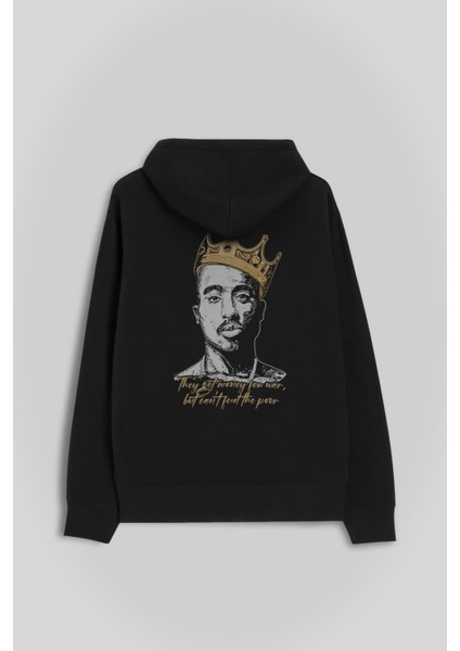 Tupac Hip Hop Rap Music 2pac Ön ve Arka Baskılı Sweatshirt Kapüşonlu Hoodie fiyatları
