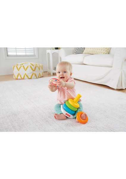 Fisher-Price Doğa Dostu Renkli Halkalar; 12 aylık; GJY49