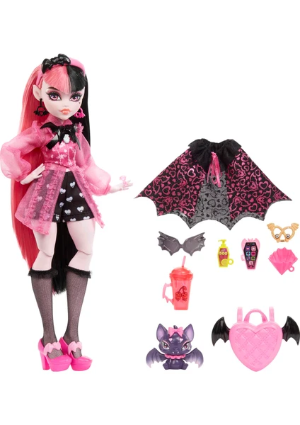 Monster High Draculara Ana Karakter Bebekler , 4 yaş ve üzeri, HHK51