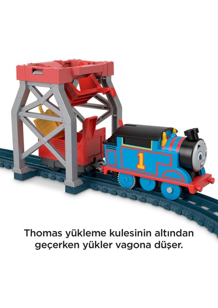 Thomas ve Arkadaşları 3'Ü 1 Arada Kargo Macerası Oyun Seti ve Motorlu Thomas, Okul Öncesi Çağdaki 3 Yaş ve Üzeri Çocuklar İçin Hgx64