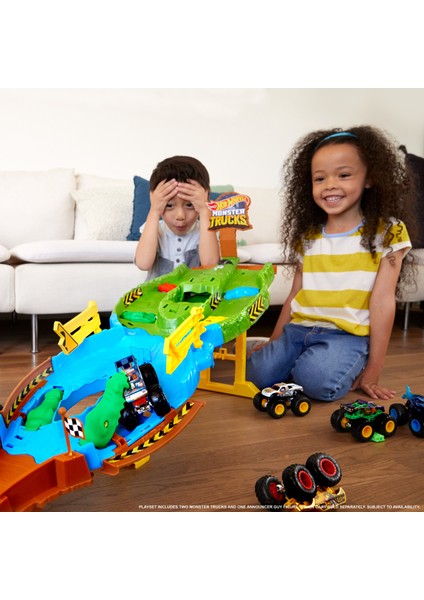 Monster Trucks Heyecanlı Yarışlar Oyun Seti , 4 yaş ve üzeri, HGV12