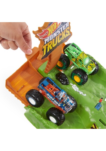Monster Trucks Heyecanlı Yarışlar Oyun Seti , 4 yaş ve üzeri, HGV12