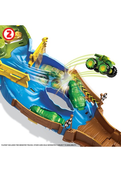 Monster Trucks Heyecanlı Yarışlar Oyun Seti , 4 yaş ve üzeri, HGV12