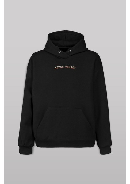 Never Forget Kaset Vhs 90S 80S Doksanlar Ön ve Arka Baskılı Sweatshirt Kapüşonlu Hoodie fiyatları