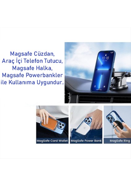 iPhone 14 Pro Max Kılıf Magsafe Özellikli Metal Kamera ve Tuş Tasarımlı Arkası Sararmaz Sert Şeffaf fiyatları