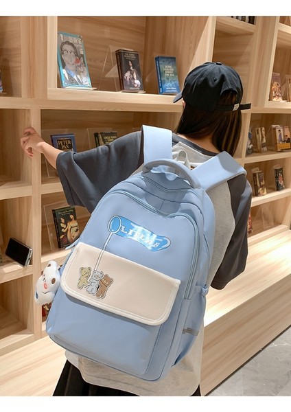 Mektup Sevimli Okul Kadın Ins Tarzı Küçük Taze Sırt Ortaokul Öğrencileri Renk Dikiş Sırt Vurdu Çantası (Yurt Dışından) indirimleri