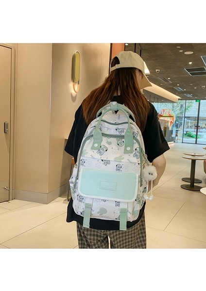 Yüksek Değerli El Tipi Sırt Öğrencileri Taze ve Tatlı Kız Sırt Japon Sevimli Okul Çantası (Yurt Dışından) modelleri