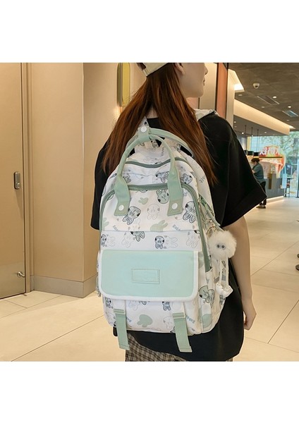 Yüksek Değerli El Tipi Sırt Öğrencileri Taze ve Tatlı Kız Sırt Japon Sevimli Okul Çantası (Yurt Dışından) fırsatları