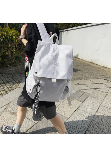 Kampüsteki Lise Öğrencileri Için Flip-Top Öğrenci Bilgisayar Okul Erkek Büyük Kapasiteli Dama Tahtası Sırt Çantası (Yurt Dışından) modelleri