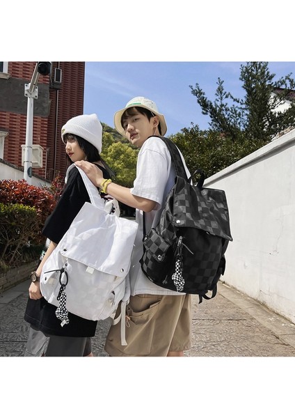 Kampüsteki Lise Öğrencileri Için Flip-Top Öğrenci Bilgisayar Okul Erkek Büyük Kapasiteli Dama Tahtası Sırt Çantası (Yurt Dışından) fırsatları