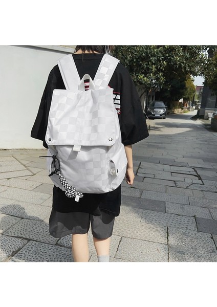 Kampüsteki Lise Öğrencileri Için Flip-Top Öğrenci Bilgisayar Okul Erkek Büyük Kapasiteli Dama Tahtası Sırt Çantası (Yurt Dışından) indirimleri