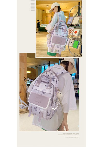Yüksek Değerli El Tipi Sırt Öğrencileri Taze ve Tatlı Kız Sırt Japon Sevimli Okul Çantası (Yurt Dışından) fiyatları
