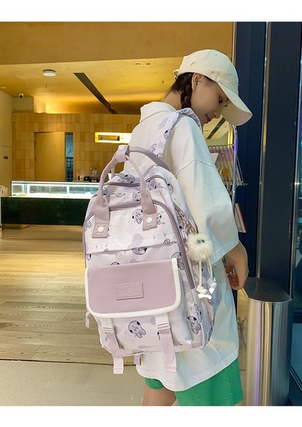 Yüksek Değerli El Tipi Sırt Öğrencileri Taze ve Tatlı Kız Sırt Japon Sevimli Okul Çantası (Yurt Dışından) indirimleri