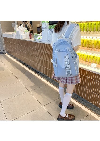 Sırt Kızlar Büyük Kapasiteli 23 Kampüs Mektupları Lise Öğrencisi Okul Çantası (Yurt Dışından) fiyatları