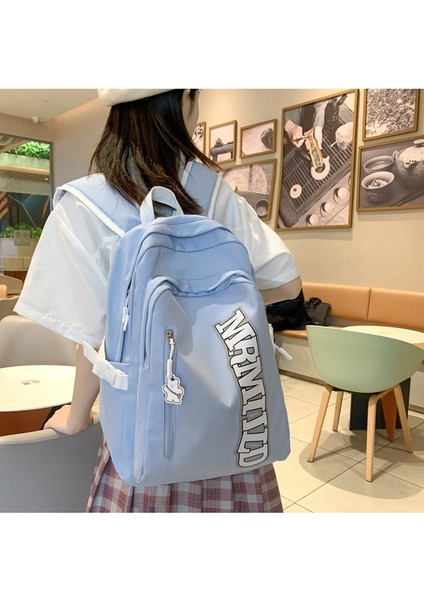 Sırt Kızlar Büyük Kapasiteli 23 Kampüs Mektupları Lise Öğrencisi Okul Çantası (Yurt Dışından) fırsatları