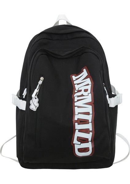 Sırt Kızlar Büyük Kapasiteli 23 Kampüs Mektupları Lise Öğrencisi Okul Çantası (Yurt Dışından)