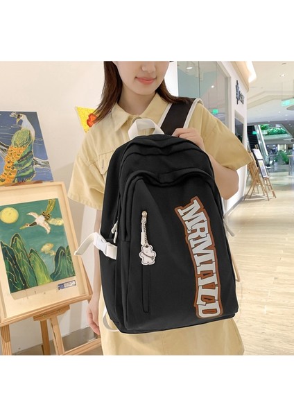 Sırt Kızlar Büyük Kapasiteli 23 Kampüs Mektupları Lise Öğrencisi Okul Çantası (Yurt Dışından) fiyatları