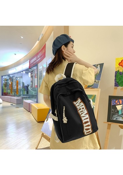 Sırt Kızlar Büyük Kapasiteli 23 Kampüs Mektupları Lise Öğrencisi Okul Çantası (Yurt Dışından) fırsatları