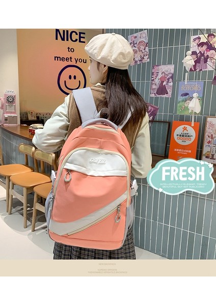 Büyük Kapasiteli Kampüs Sırt Lise Öğrencisi Okul Erkek ve Kadın Trendi Ortaokul Öğrencisi Sırt Çantası (Yurt Dışından) fırsatları