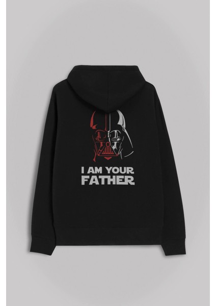 Star Wars I Am Your Father Ben Senin Babanım Ön ve Arka Baskılı Sweatshirt Kapüşonlu Hoodie
