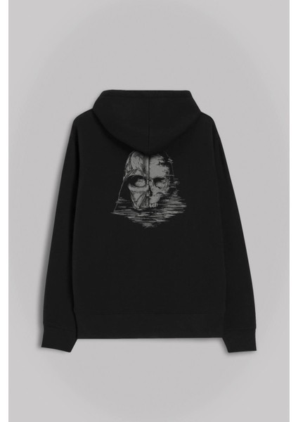 Star Wars Super Vader Bros Yıldız Savaşları Ön ve Arka Baskılı Sweatshirt Kapüşonlu Hoodie